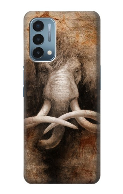 W3427 Mammoth Ancient Art la Grotte Etui Coque Housse et Flip Housse Cuir pour OnePlus Nord N200 5G