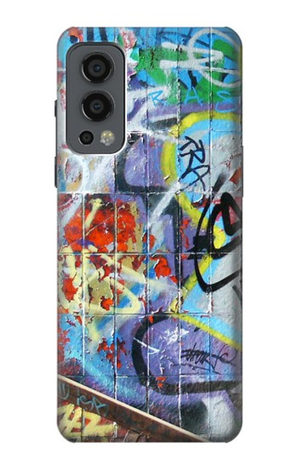 W0588 mur de graffiti Etui Coque Housse et Flip Housse Cuir pour OnePlus Nord 2 5G