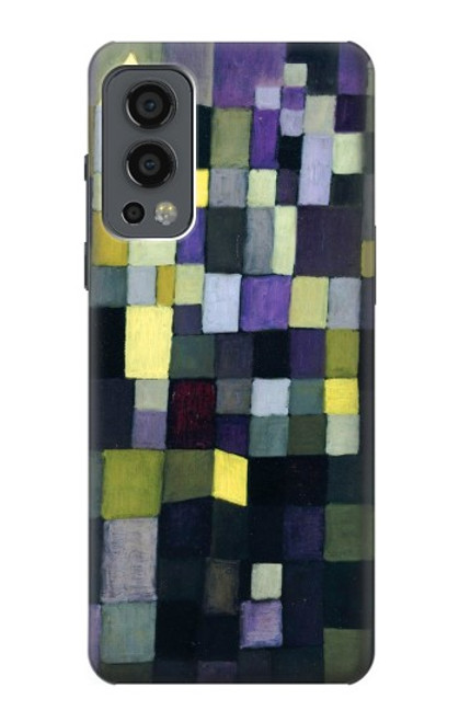 W3340 Architecture Paul Klee Etui Coque Housse et Flip Housse Cuir pour OnePlus Nord 2 5G