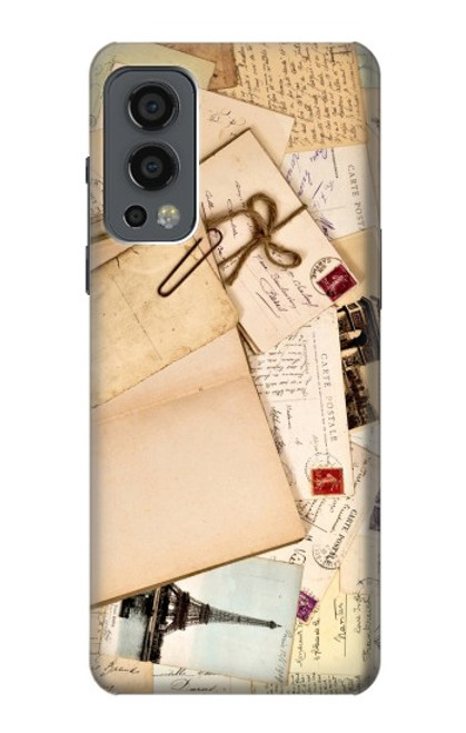 W3397 cartes postales souvenirs Etui Coque Housse et Flip Housse Cuir pour OnePlus Nord 2 5G