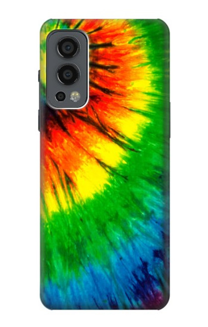 W3422 tie Dye Etui Coque Housse et Flip Housse Cuir pour OnePlus Nord 2 5G