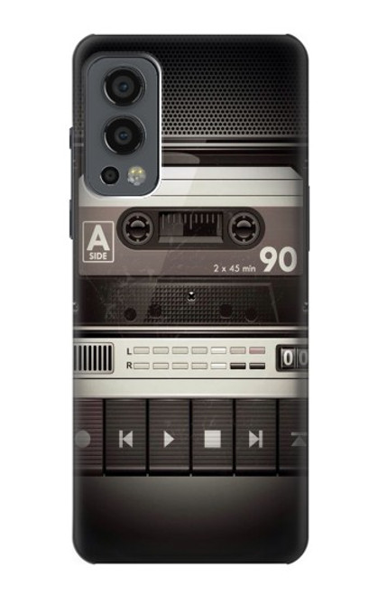 W3501 Lecteur cassette millésimé Etui Coque Housse et Flip Housse Cuir pour OnePlus Nord 2 5G