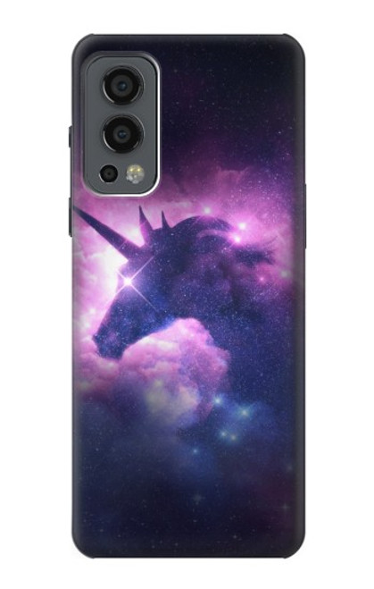 W3538 Licorne Galaxie Etui Coque Housse et Flip Housse Cuir pour OnePlus Nord 2 5G