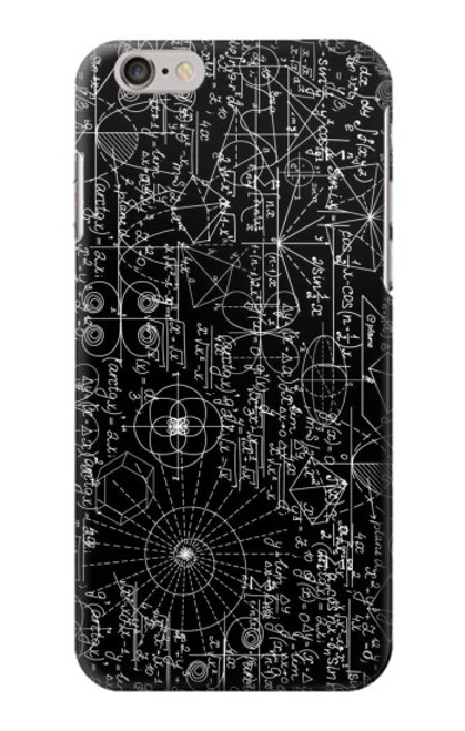 W3808 Tableau noir de mathématiques Etui Coque Housse et Flip Housse Cuir pour iPhone 6 6S