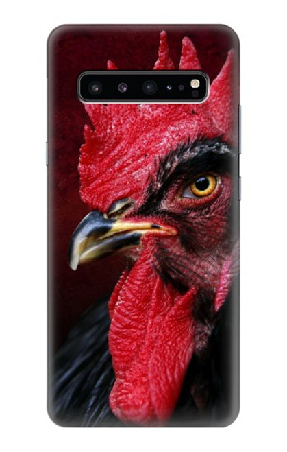 W3797 Poulet Coq Etui Coque Housse et Flip Housse Cuir pour Samsung Galaxy S10 5G
