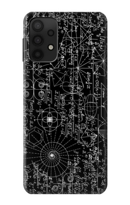 W3808 Tableau noir de mathématiques Etui Coque Housse et Flip Housse Cuir pour Samsung Galaxy A32 5G