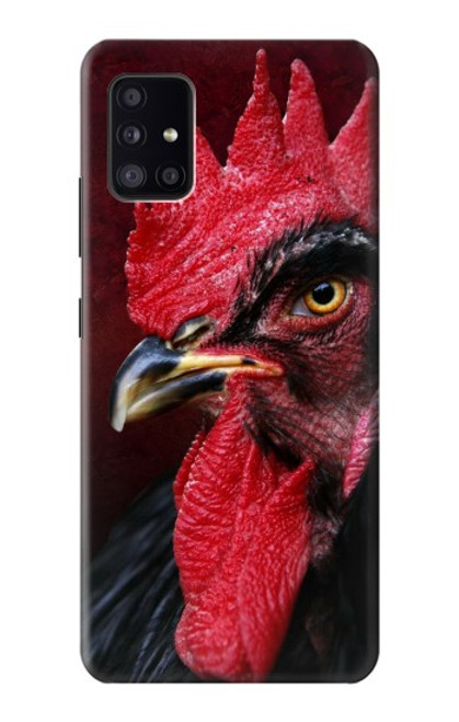 W3797 Poulet Coq Etui Coque Housse et Flip Housse Cuir pour Samsung Galaxy A41