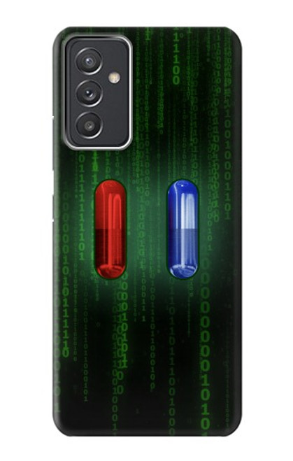 W3816 Comprimé Rouge Comprimé Bleu Capsule Etui Coque Housse et Flip Housse Cuir pour Samsung Galaxy Quantum 2