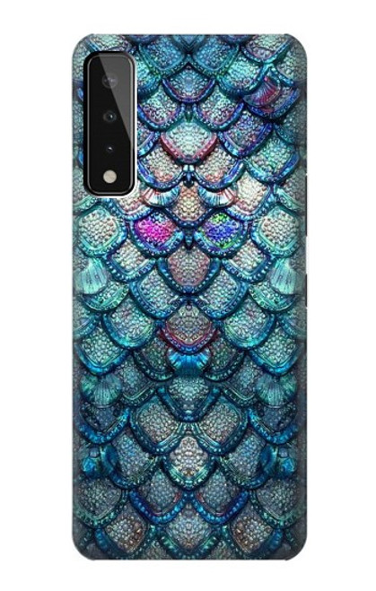 W3809 Écaille de poisson sirène Etui Coque Housse et Flip Housse Cuir pour LG Stylo 7 5G