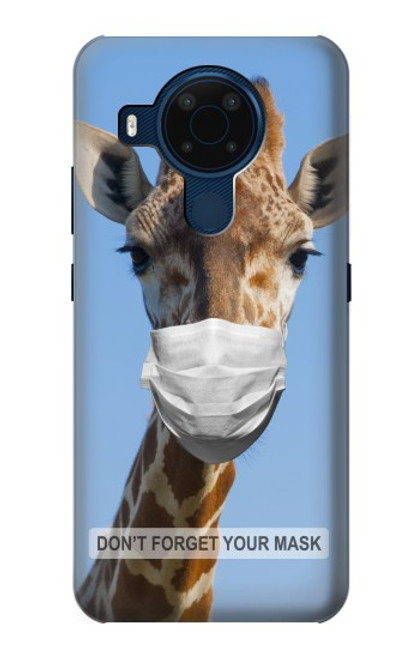 W3806 Girafe Nouvelle Normale Etui Coque Housse et Flip Housse Cuir pour Nokia 5.4