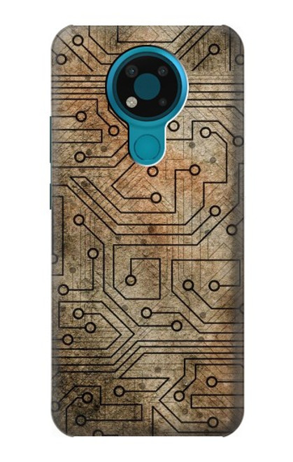 W3812 Conception d'impression PCB Etui Coque Housse et Flip Housse Cuir pour Nokia 3.4