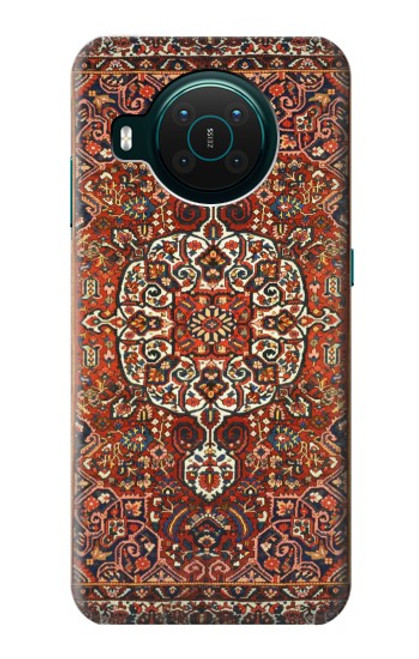 W3813 Motif de tapis persan Etui Coque Housse et Flip Housse Cuir pour Nokia X10