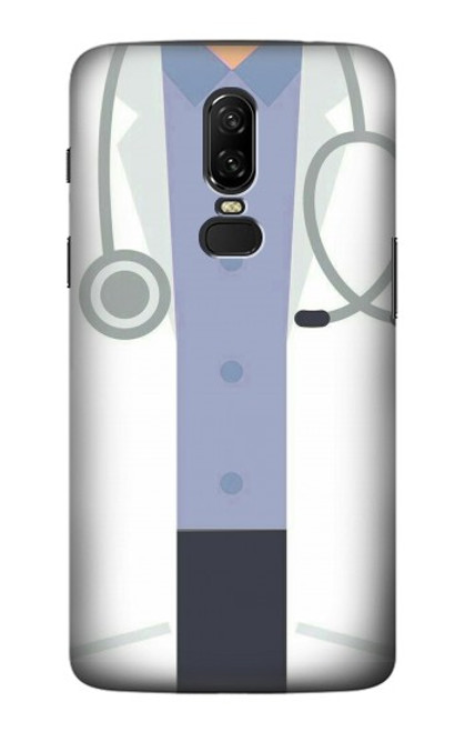 W3801 Costume de docteur Etui Coque Housse et Flip Housse Cuir pour OnePlus 6