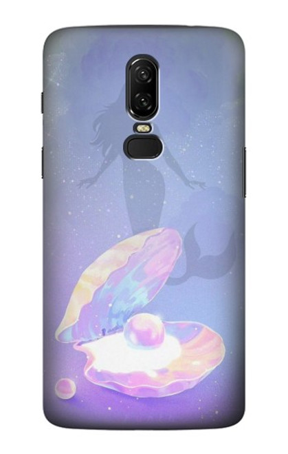 W3823 Beauté Perle Sirène Etui Coque Housse et Flip Housse Cuir pour OnePlus 6