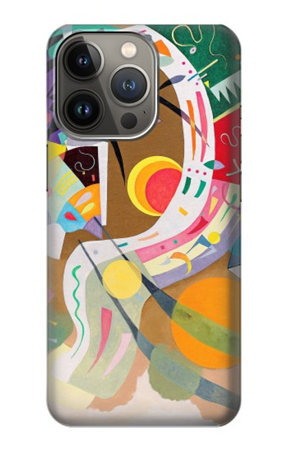 W3346 Vasily Kandinsky Guggenheim Etui Coque Housse et Flip Housse Cuir pour iPhone 13 Pro