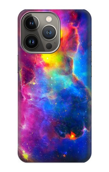 W3371 Ciel de nébuleuse Etui Coque Housse et Flip Housse Cuir pour iPhone 13 Pro