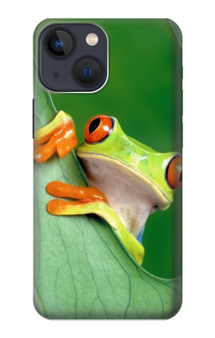 W1047 Petite grenouille Etui Coque Housse et Flip Housse Cuir pour iPhone 13