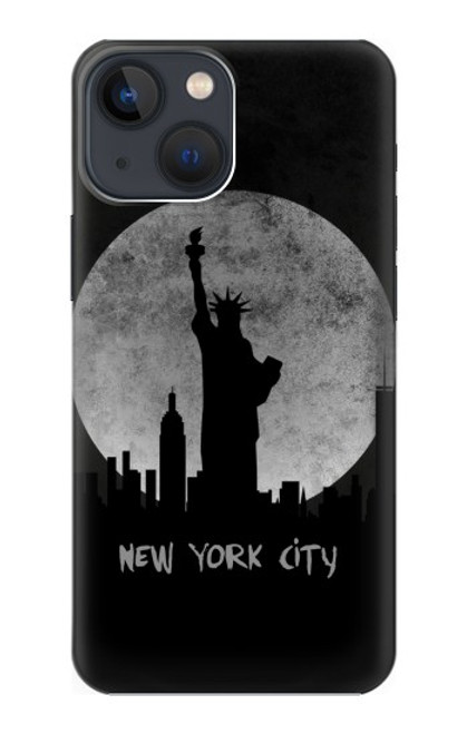 W3097 La ville de New York Etui Coque Housse et Flip Housse Cuir pour iPhone 13