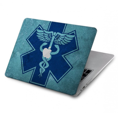 W3824 Symbole Médical Caducée Etui Coque Housse pour MacBook Air 13″ - A1932, A2179, A2337