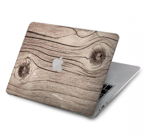 W3822 Graphique de la texture du bois imprimé Etui Coque Housse pour MacBook Pro 13″ - A1706, A1708, A1989, A2159, A2289, A2251, A2338