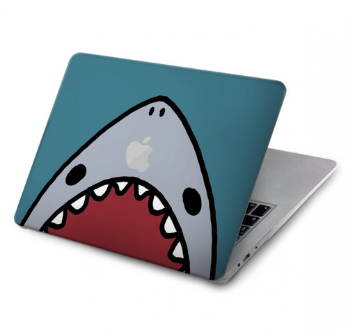 W3825 Plongée en mer de requin de dessin animé Etui Coque Housse pour MacBook Pro 13″ - A1706, A1708, A1989, A2159, A2289, A2251, A2338
