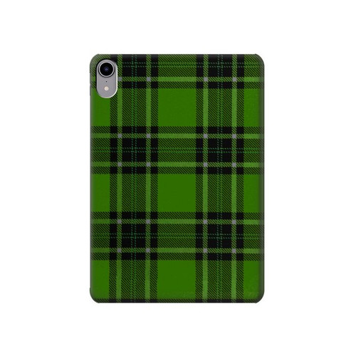 W2373 Motif vert Tartan Tablet Etui Coque Housse pour iPad mini 6, iPad mini (2021)