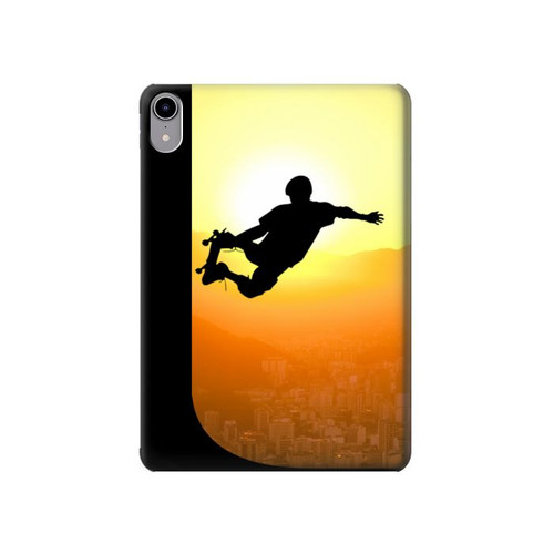 W2676 Extreme Skate-board Coucher de soleil Tablet Etui Coque Housse pour iPad mini 6, iPad mini (2021)