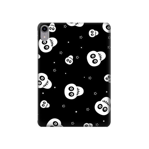 W3261 Sourire Crâne Motif Halloween Tablet Etui Coque Housse pour iPad mini 6, iPad mini (2021)