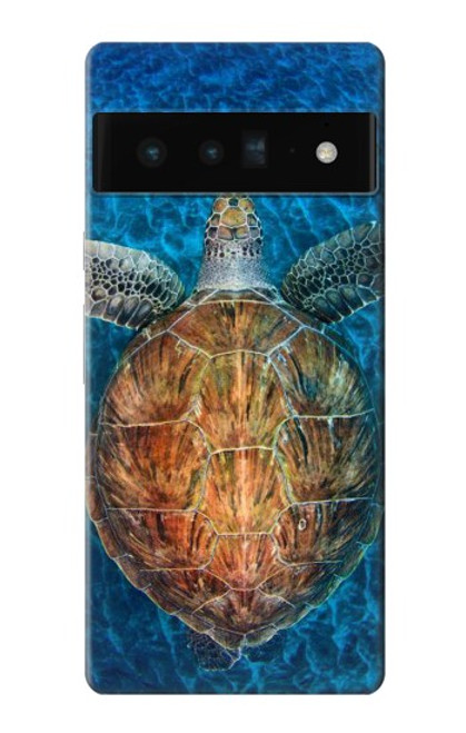 W1249 Tortue de mer Etui Coque Housse et Flip Housse Cuir pour Google Pixel 6 Pro