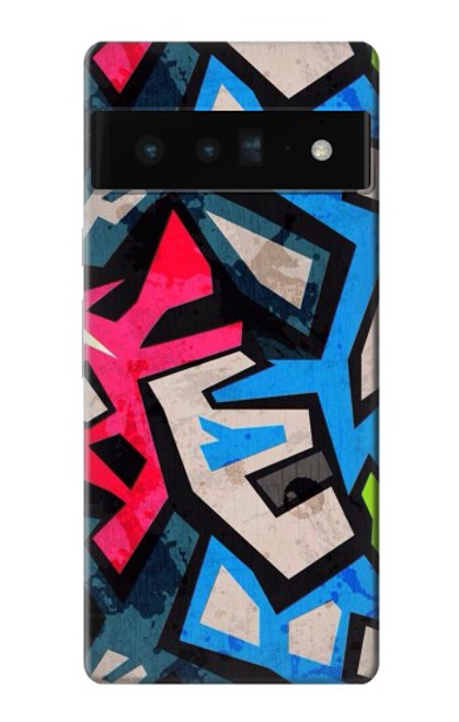 W3445 Art Graffiti rue Etui Coque Housse et Flip Housse Cuir pour Google Pixel 6 Pro