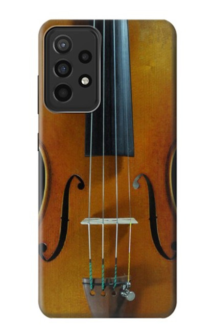 W3234 Violon Etui Coque Housse et Flip Housse Cuir pour Samsung Galaxy A52s 5G