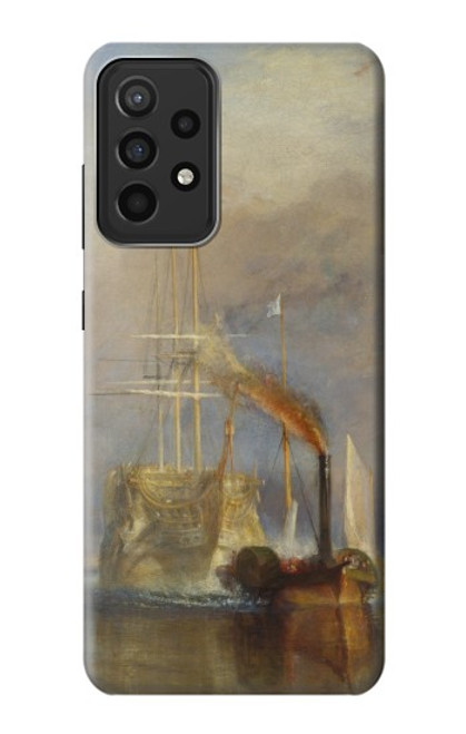 W3338 J. M. W. Turner Le Téméraire Etui Coque Housse et Flip Housse Cuir pour Samsung Galaxy A52s 5G