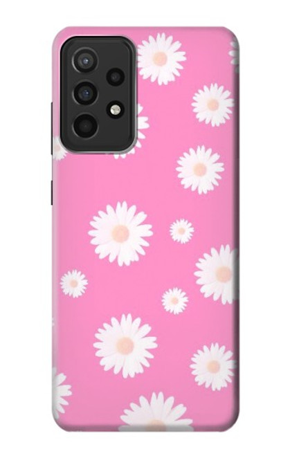 W3500 Motif floral rose Etui Coque Housse et Flip Housse Cuir pour Samsung Galaxy A52s 5G