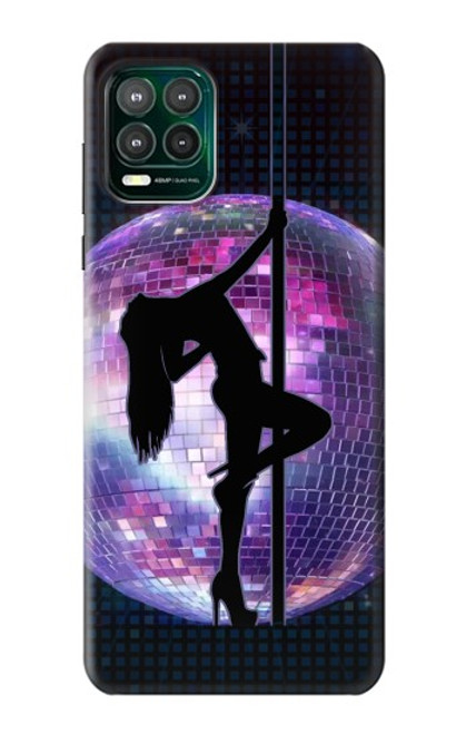 W3284 Disco Pole Fille Danse Etui Coque Housse et Flip Housse Cuir pour Motorola Moto G Stylus 5G