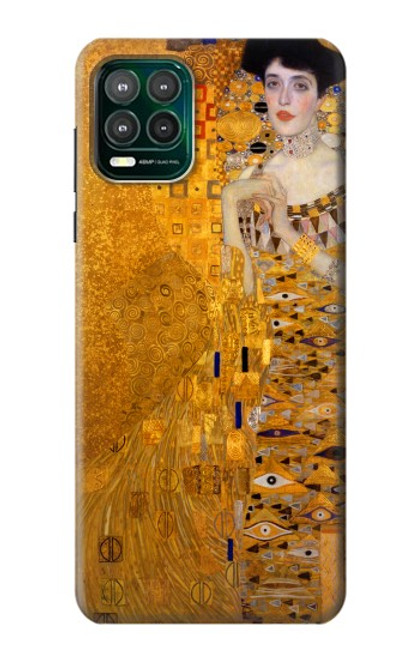 W3332 Gustav Klimt Adele Bloch Bauer Etui Coque Housse et Flip Housse Cuir pour Motorola Moto G Stylus 5G