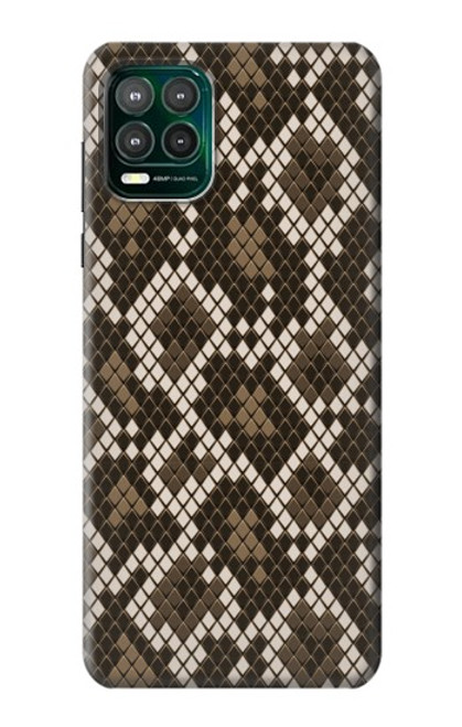 W3389 Seamless Serpent Motif graphique Peau Etui Coque Housse et Flip Housse Cuir pour Motorola Moto G Stylus 5G