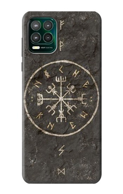 W3413 Ancient Norse Viking Symbole Etui Coque Housse et Flip Housse Cuir pour Motorola Moto G Stylus 5G