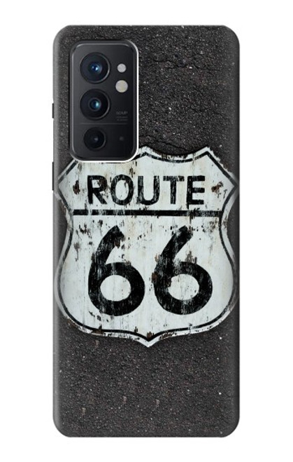 W3207 Route 66 Etui Coque Housse et Flip Housse Cuir pour OnePlus 9RT 5G