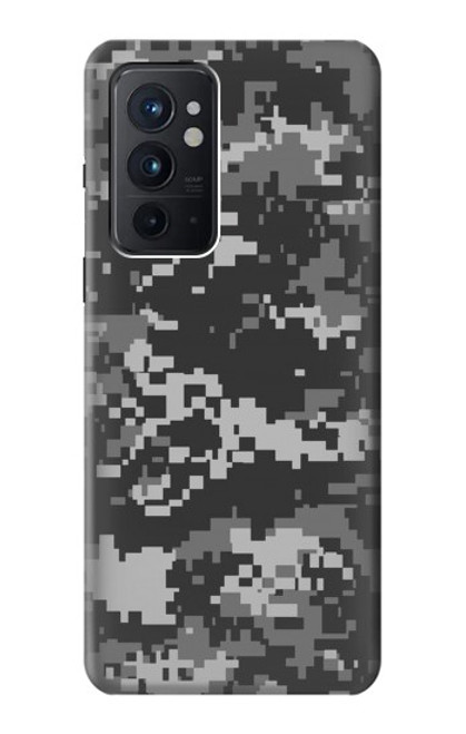 W3293 Urban Noir Camo Camouflage Etui Coque Housse et Flip Housse Cuir pour OnePlus 9RT 5G