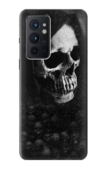 W3333 Crâne mort Faucheuse Etui Coque Housse et Flip Housse Cuir pour OnePlus 9RT 5G