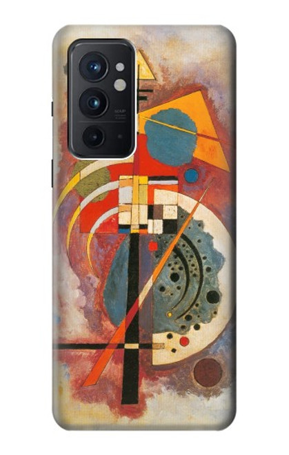 W3337 Wassily Kandinsky Hommage a Grohmann Etui Coque Housse et Flip Housse Cuir pour OnePlus 9RT 5G