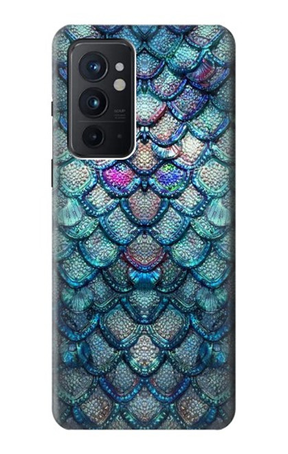 W3809 Écaille de poisson sirène Etui Coque Housse et Flip Housse Cuir pour OnePlus 9RT 5G