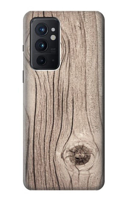W3822 Graphique de la texture du bois imprimé Etui Coque Housse et Flip Housse Cuir pour OnePlus 9RT 5G