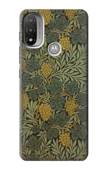 W3662 William Morris Vine Pattern Etui Coque Housse et Flip Housse Cuir pour Motorola Moto E20,E30,E40