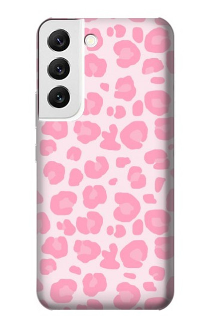 W2213 Motif rose Léopard Etui Coque Housse et Flip Housse Cuir pour Samsung Galaxy S22