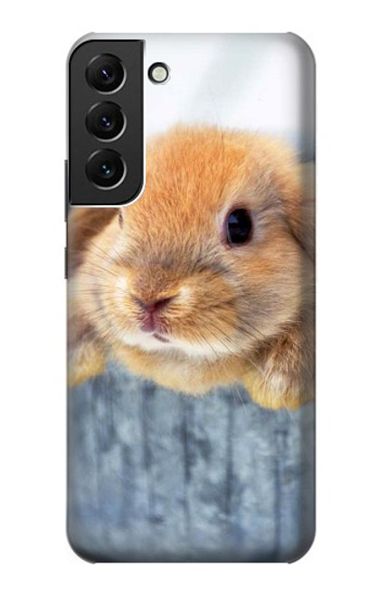 W0242 Lapin mignon Etui Coque Housse et Flip Housse Cuir pour Samsung Galaxy S22 Plus