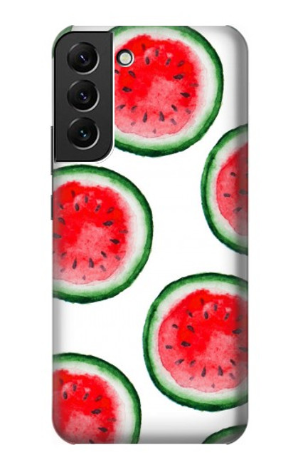 W3236 Motif melon d'eau Etui Coque Housse et Flip Housse Cuir pour Samsung Galaxy S22 Plus