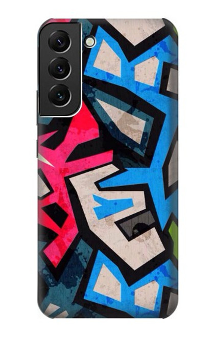 W3445 Art Graffiti rue Etui Coque Housse et Flip Housse Cuir pour Samsung Galaxy S22 Plus