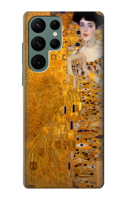 W3332 Gustav Klimt Adele Bloch Bauer Etui Coque Housse et Flip Housse Cuir pour Samsung Galaxy S22 Ultra