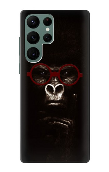 W3529 penser Gorilla Etui Coque Housse et Flip Housse Cuir pour Samsung Galaxy S22 Ultra